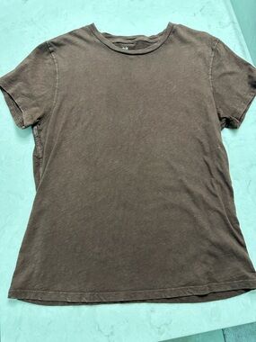 Aerie Brown Short Sleeve Tee, Small